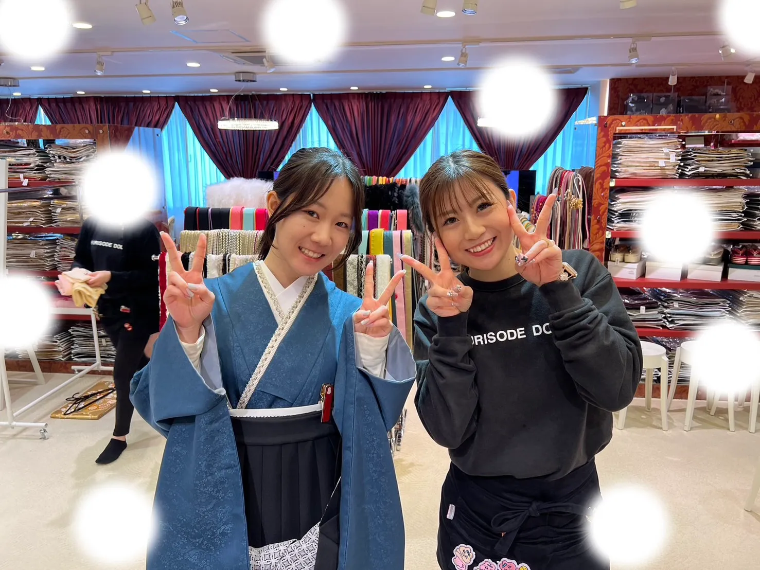 成人式 前撮り 梅田 袴 くすみカラー かわいい イマドキ 淡色 古典 タカゼン 撮影