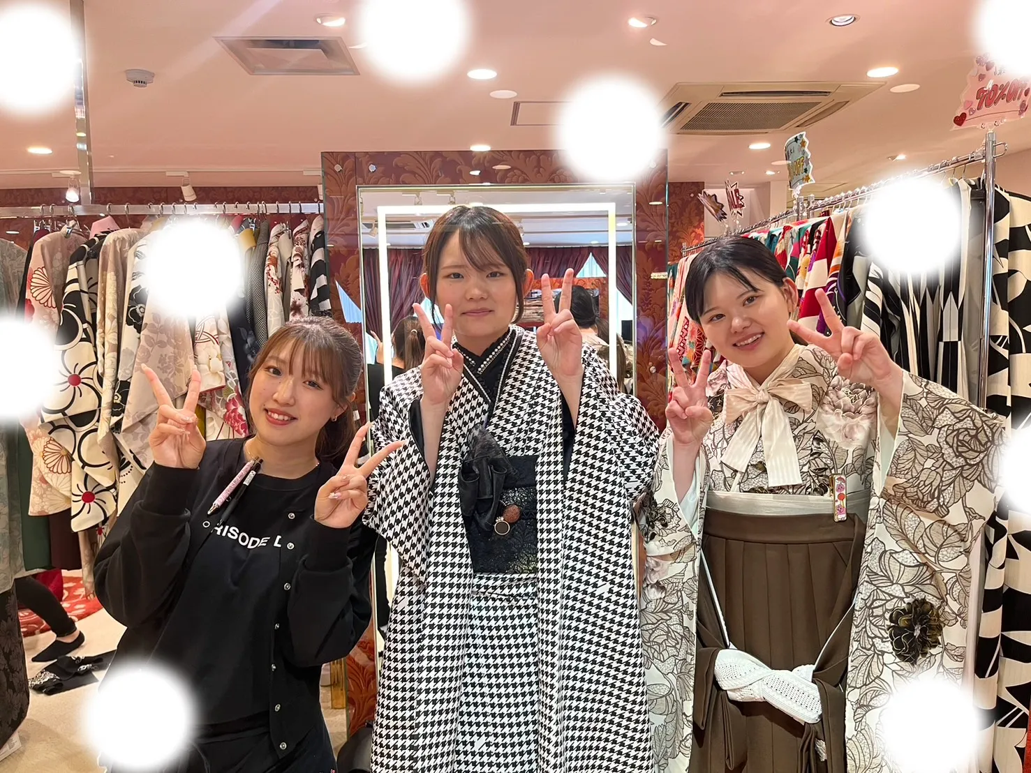 成人式 前撮り 梅田 袴 くすみカラー かわいい イマドキ 淡色 古典 タカゼン 撮影