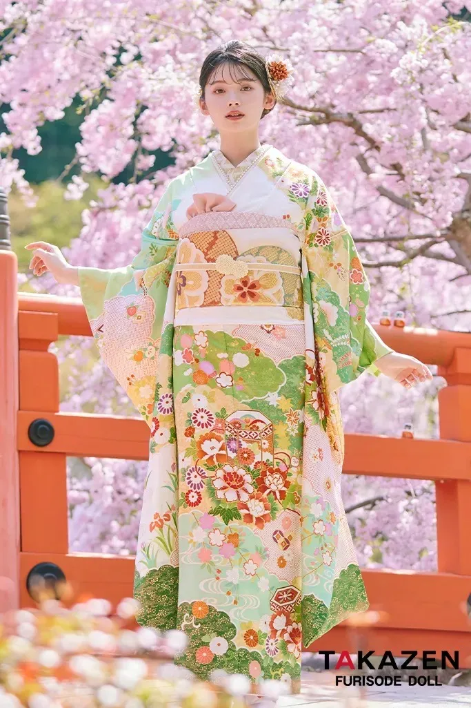 成人式 前撮り 梅田 袴 くすみカラー かわいい イマドキ 淡色 古典 タカゼン 撮影