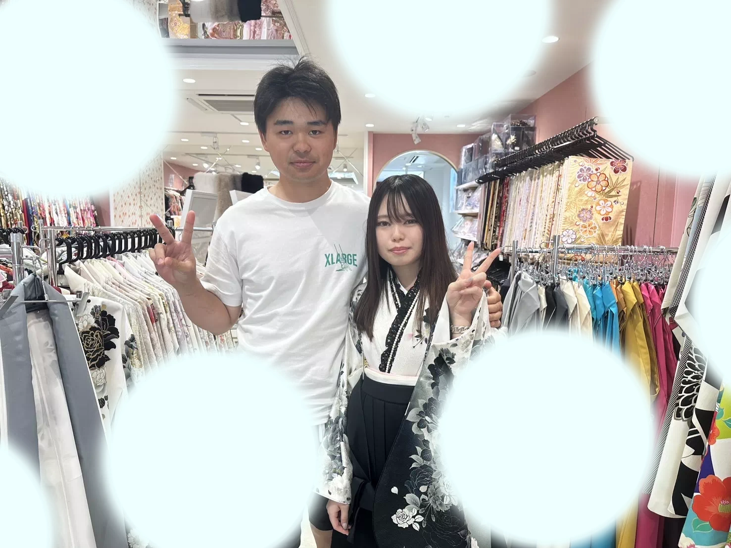 【TAKAZEN姫路店】♡16日 2025年卒業式のモードのキラキラ可愛いイマドキ袴姫ちゃん♡