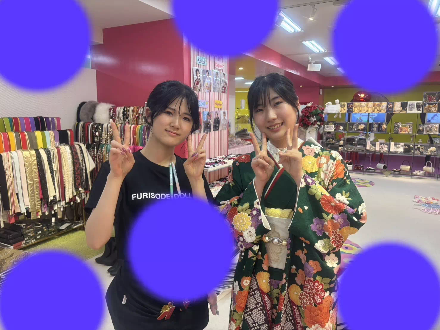 成人式 振袖 古典 TAKAZEN神戸店 前撮り撮影会 イマドキ カワイイ コディネート