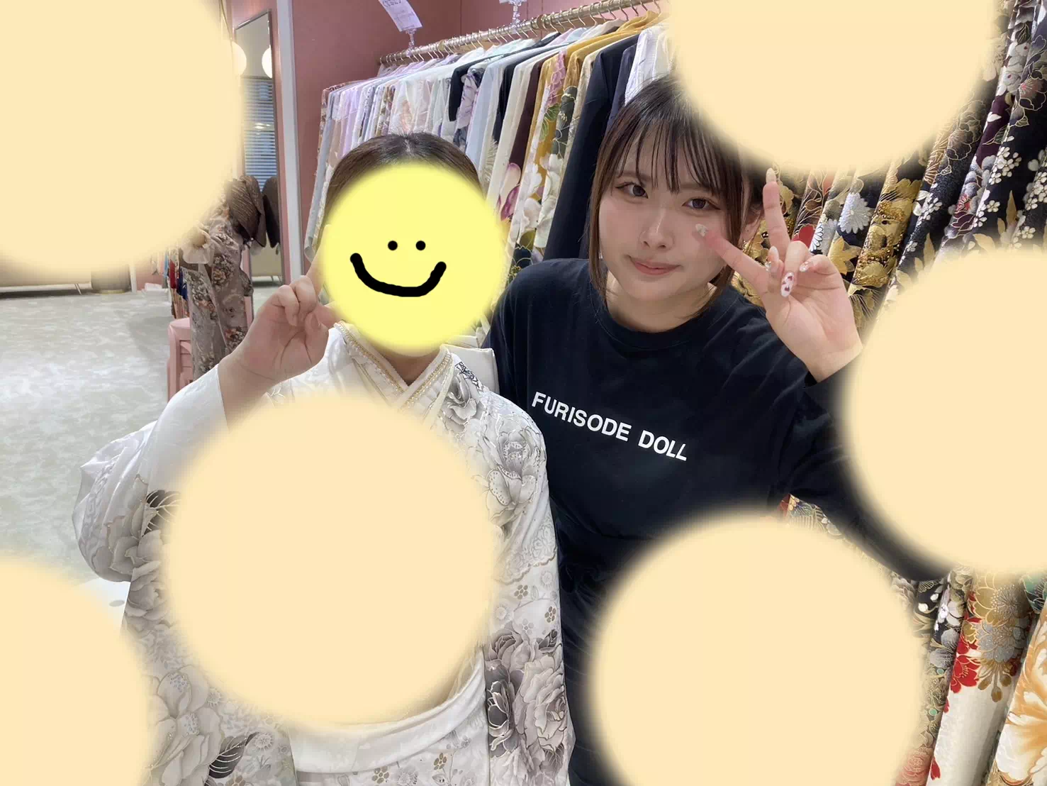【TAKAZEN姫路店】♡スワロフスキーたっぷりキラキラコスメカラーで振袖レンタルの姫路市姫ちゃん♡