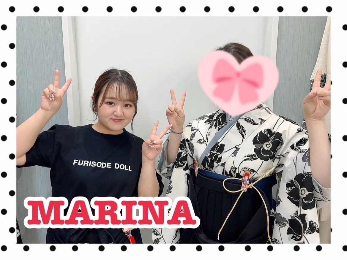【TAKAZEN橿原店】20日♡2025年卒業のレトロでお洒落可愛い袴姫ちゃん♡