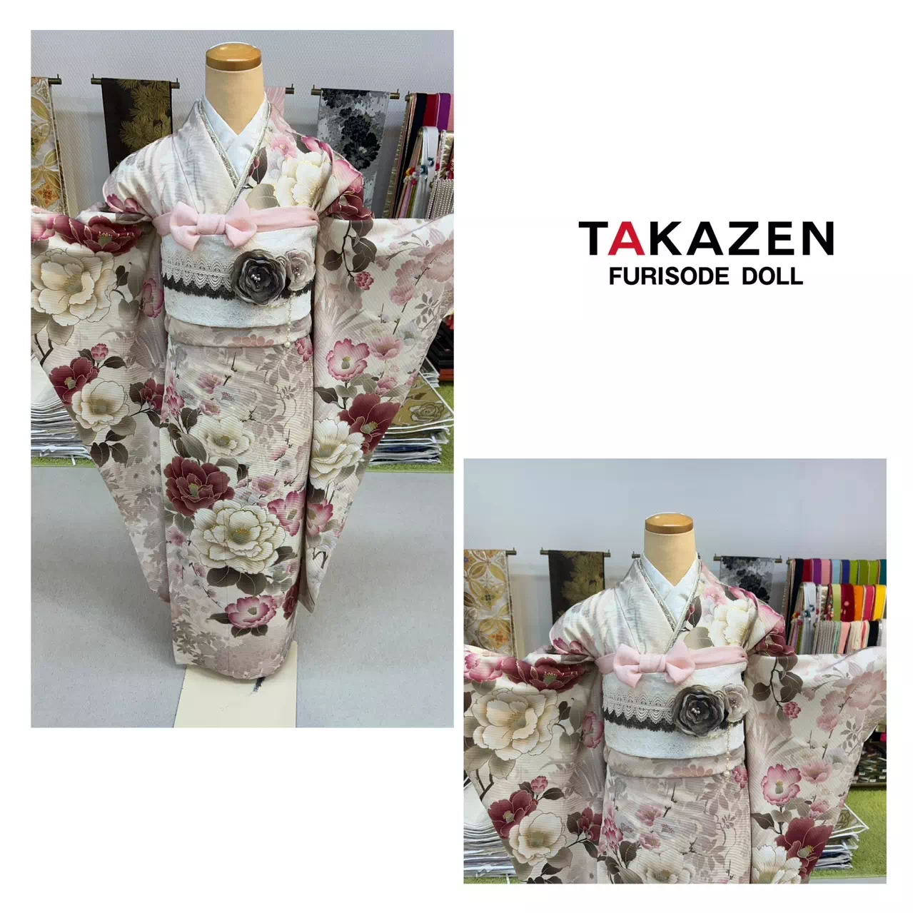 成人式 振袖レンタル カワイイ イマドキ カワイイ くすみ TAKAZEN 神戸三宮店