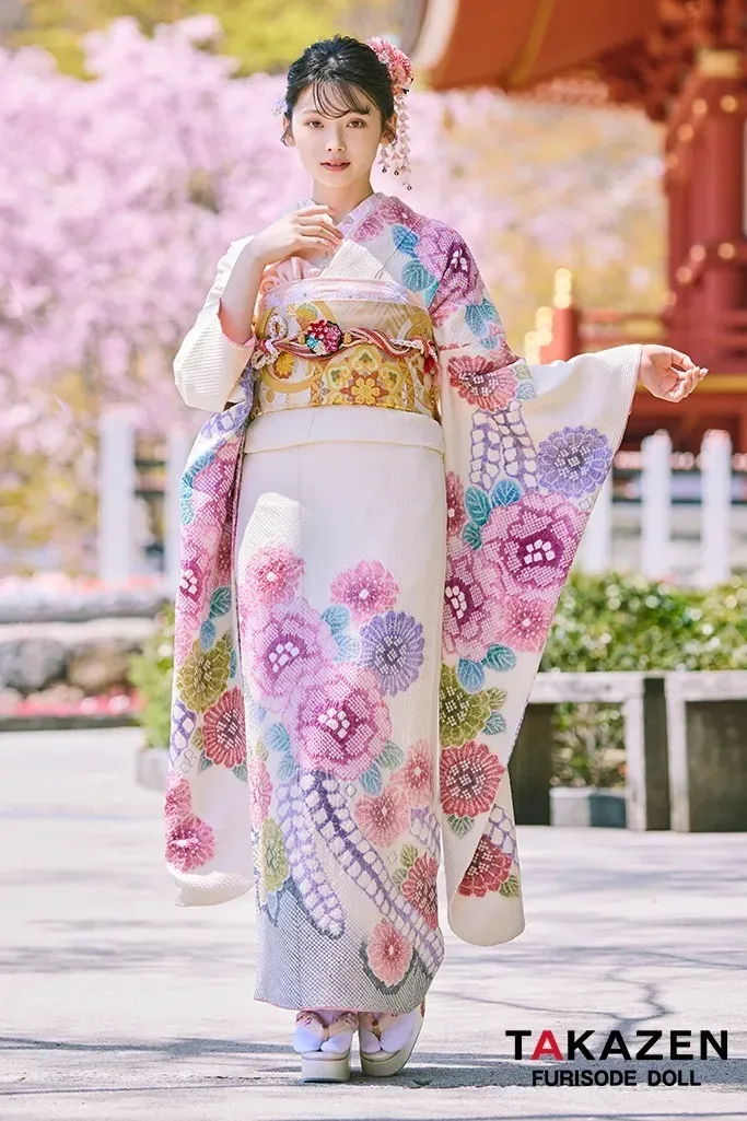 成人式 前撮り 梅田 袴 くすみカラー かわいい イマドキ 淡色 古典 タカゼン 撮影
