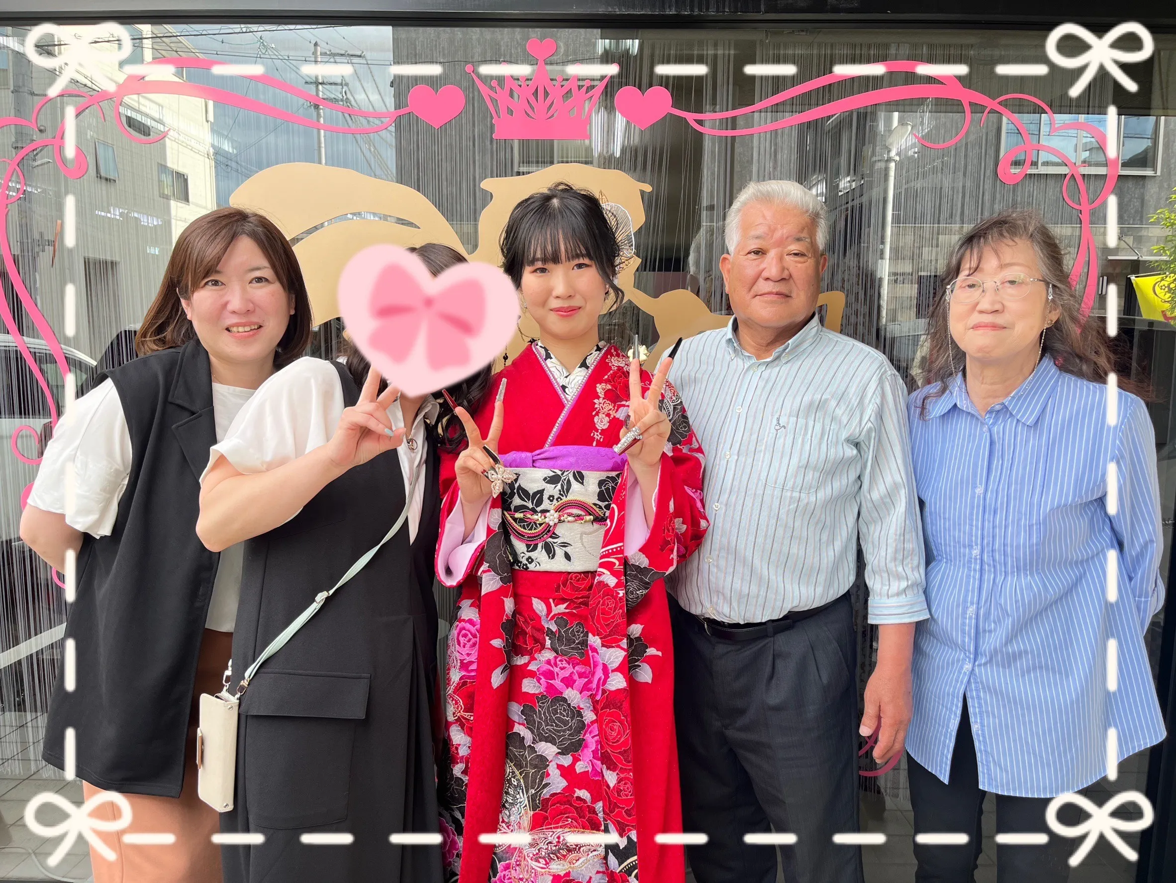 振袖 レンタル 奈良 前撮り モード 赤/黒 蝶々柄 派手 カッコイイ 華やか クール