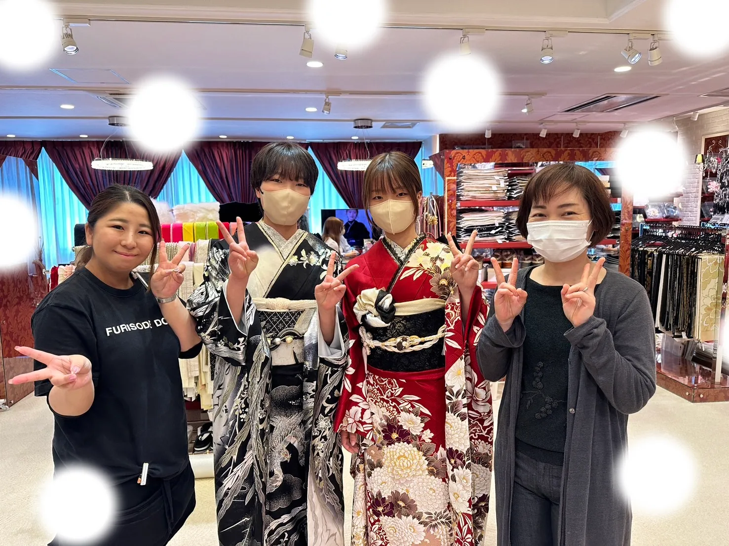 成人式 前撮り 梅田 袴 くすみカラー かわいい イマドキ 淡色 古典 タカゼン 撮影