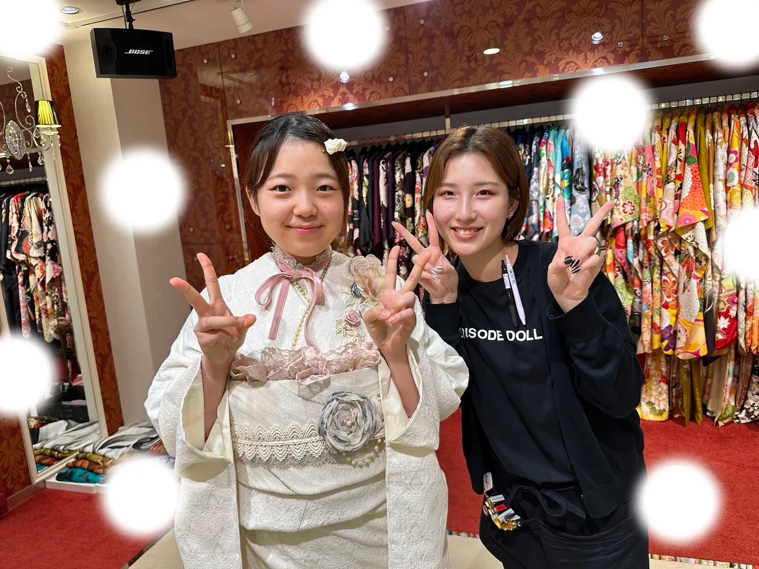 成人式 梅田 イマドキ 立体花 タカゼン ミニョン