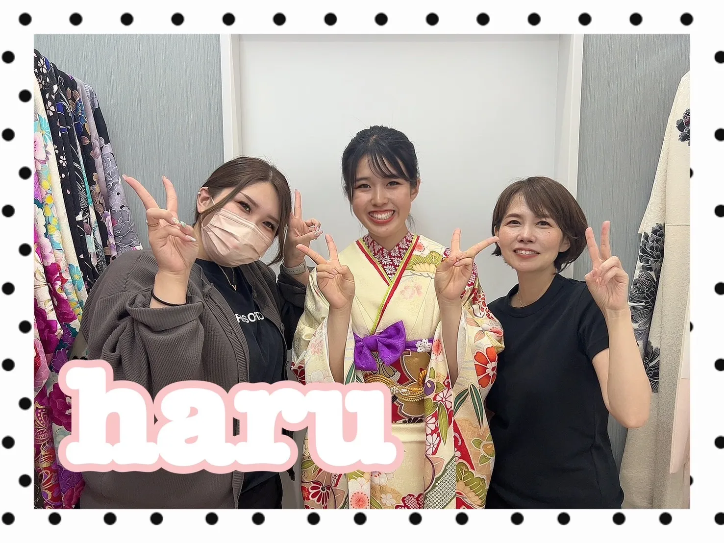 【TAKAZEN橿原店】24日♡2025年成人の王道可愛い古典柄お振袖姫ちゃん♡