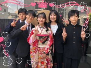 成人式 振袖 前撮り撮影会 カワイイ 紺 持ち込み 赤 華やか 大人っぽい