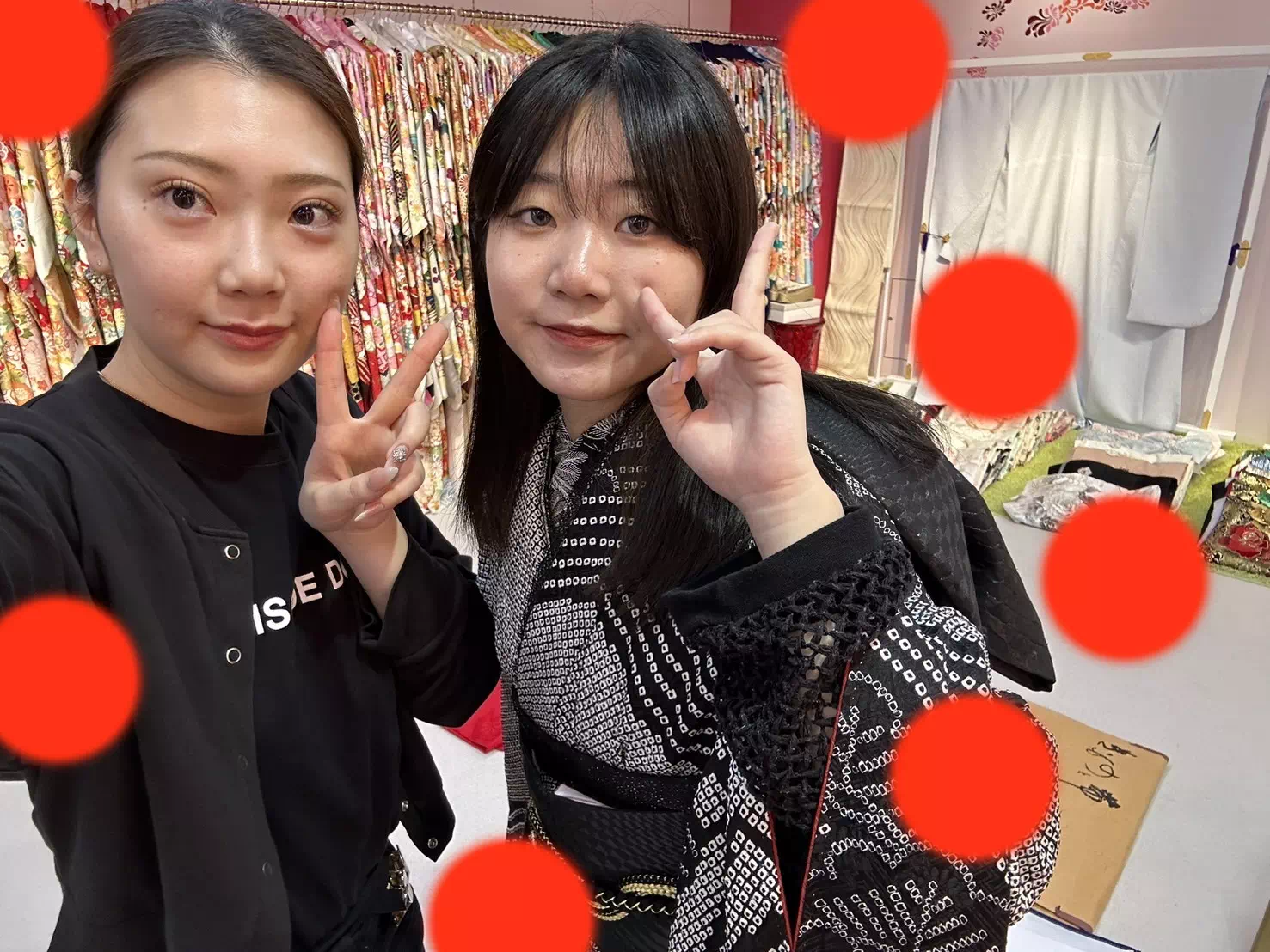 TAKAZEN神戸店　前撮り撮影会　イマドキ　カワイイ　コディネート　振袖　レンタル　袴　