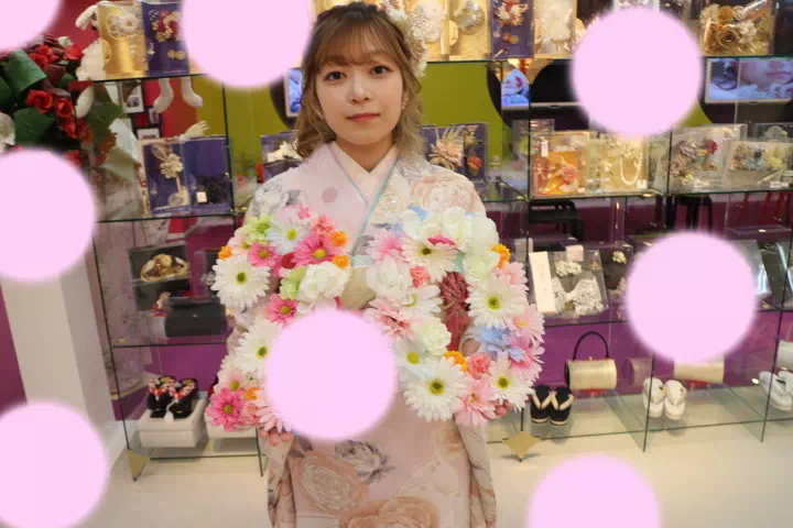 TAKAZEN神戸店　前撮り撮影会　イマドキ　カワイイ　コディネート　振袖　レンタル　袴　