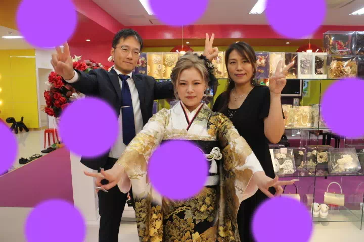 TAKAZEN神戸店　前撮り撮影会　イマドキ　カワイイ　コディネート　振袖　レンタル　袴　