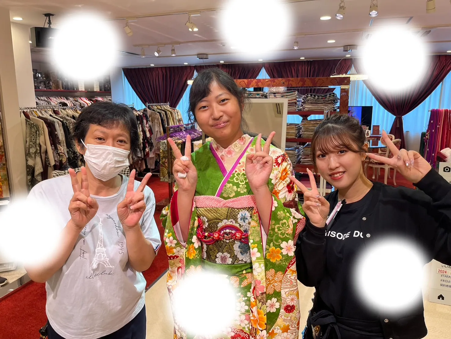 成人式 古典柄 梅田