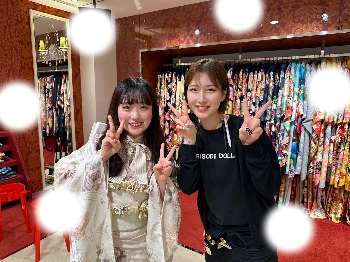 振袖レンタル 成人式 大阪 前撮り ヘップバーン キラキラ くすみカラー