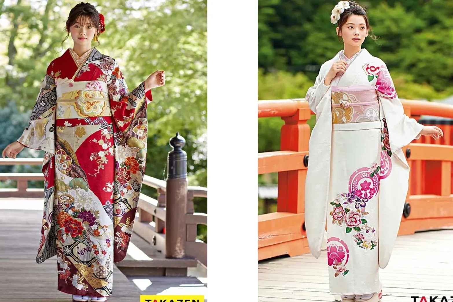 TAKAZEN　タカゼン　古典柄　古典振袖　王道　成人式　かわいい　大柄