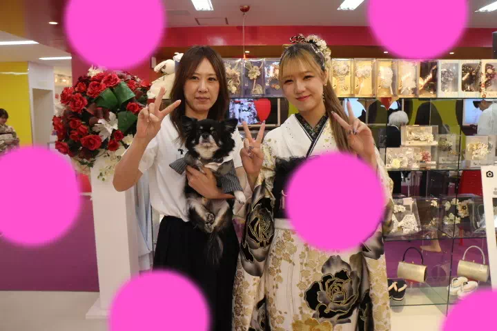 TAKAZEN神戸店　前撮り撮影会　イマドキ　カワイイ　コディネート　振袖　レンタル　袴　