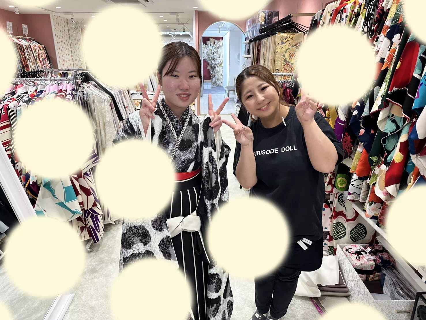 【TAKAZEN姫路店】♡28日 2025年卒業式のおしゃれでカッコイイ個性あふれるヒョウ柄の袴姫ちゃん♡