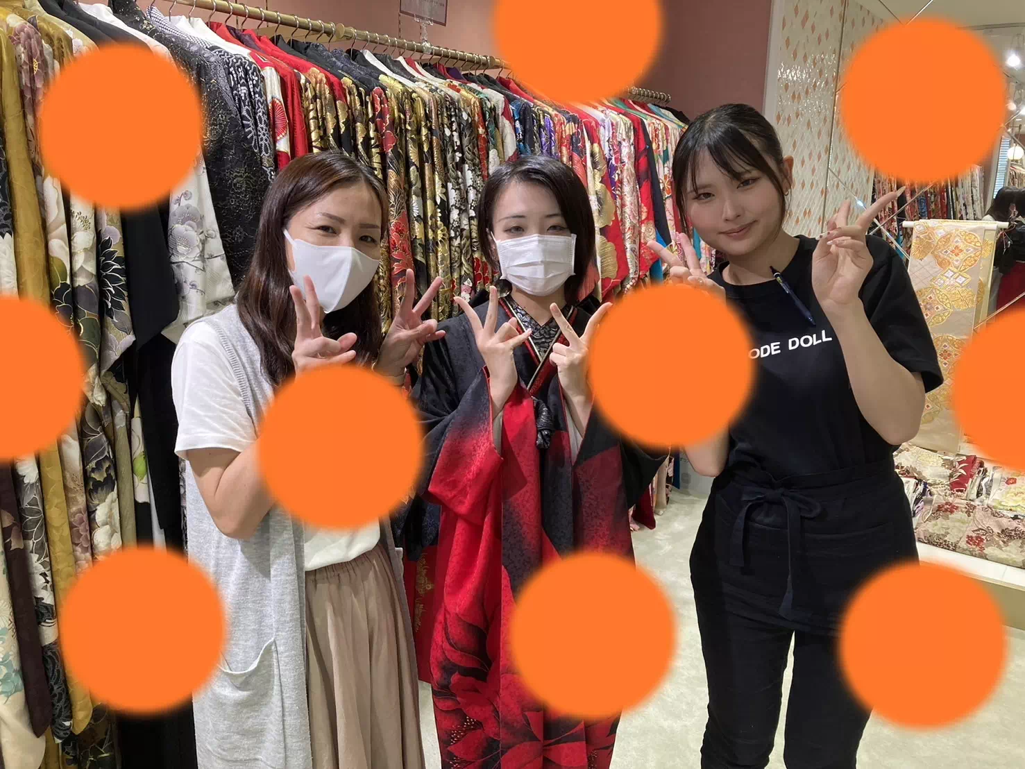 【TAKAZEN姫路店】♡4日 赤×黒の大柄で渋くてかっこいいモードお振袖でお写真プランの姫ちゃん♡
