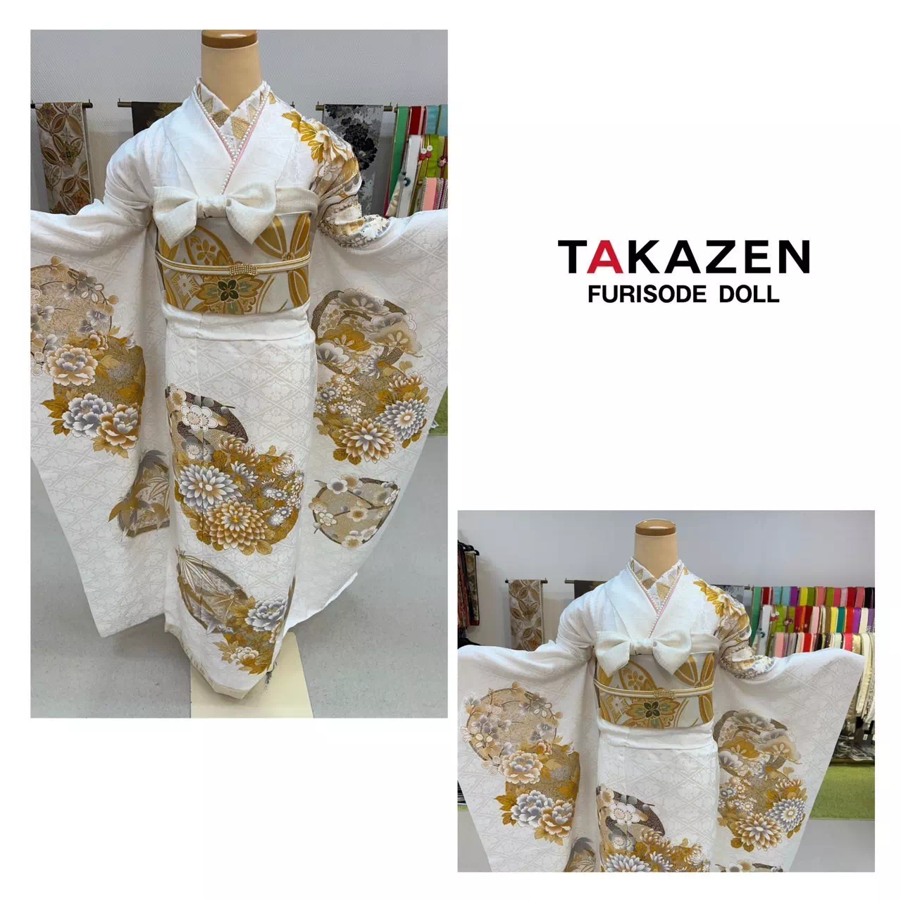 TAKAZEN神戸三宮店　王道の古典柄　白金　イマドキおしゃれ