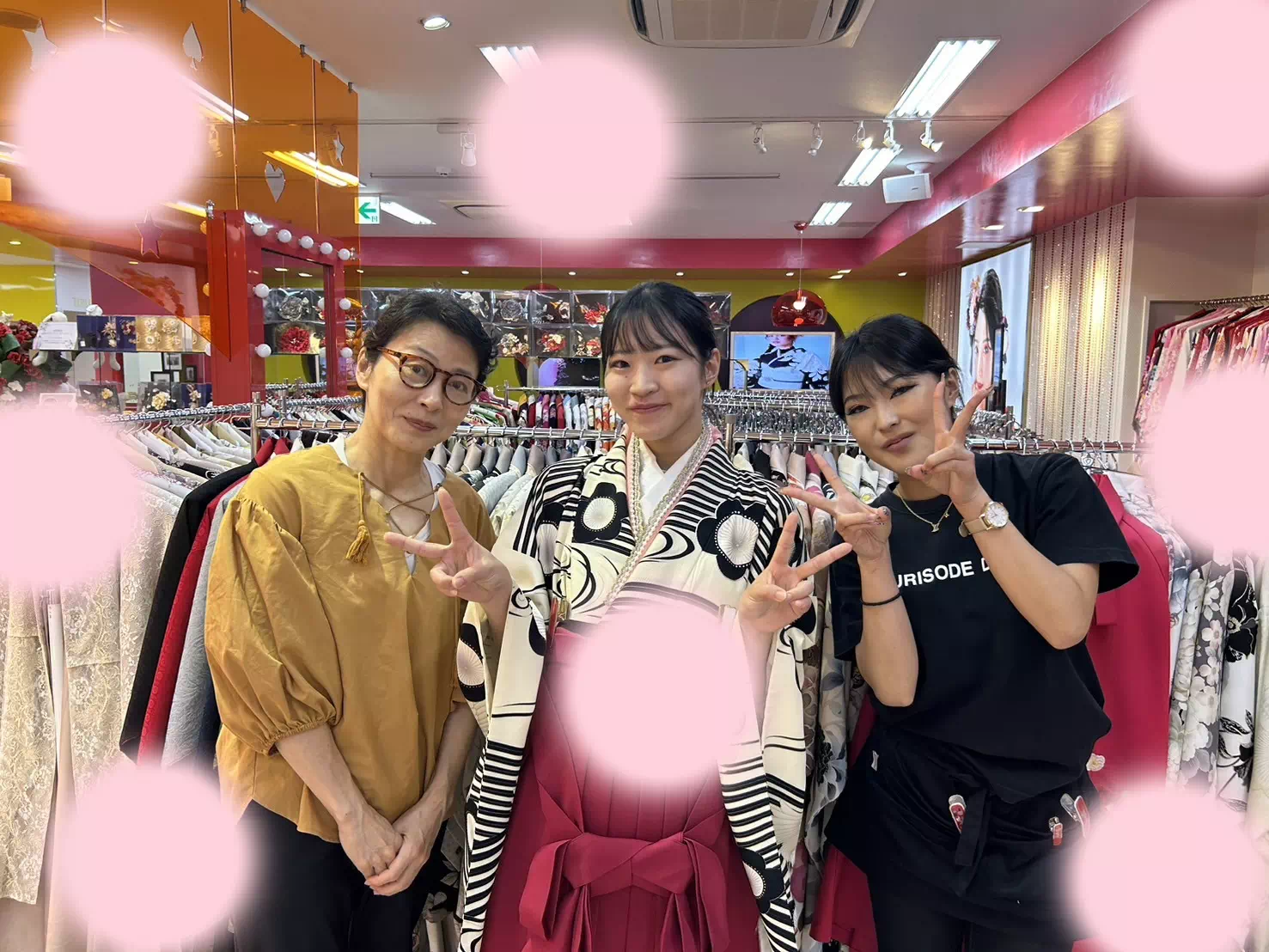 卒業式 袴レンタル TAKAZEN神戸店 前撮り撮影会 イマドキ カワイイ コディネート 振