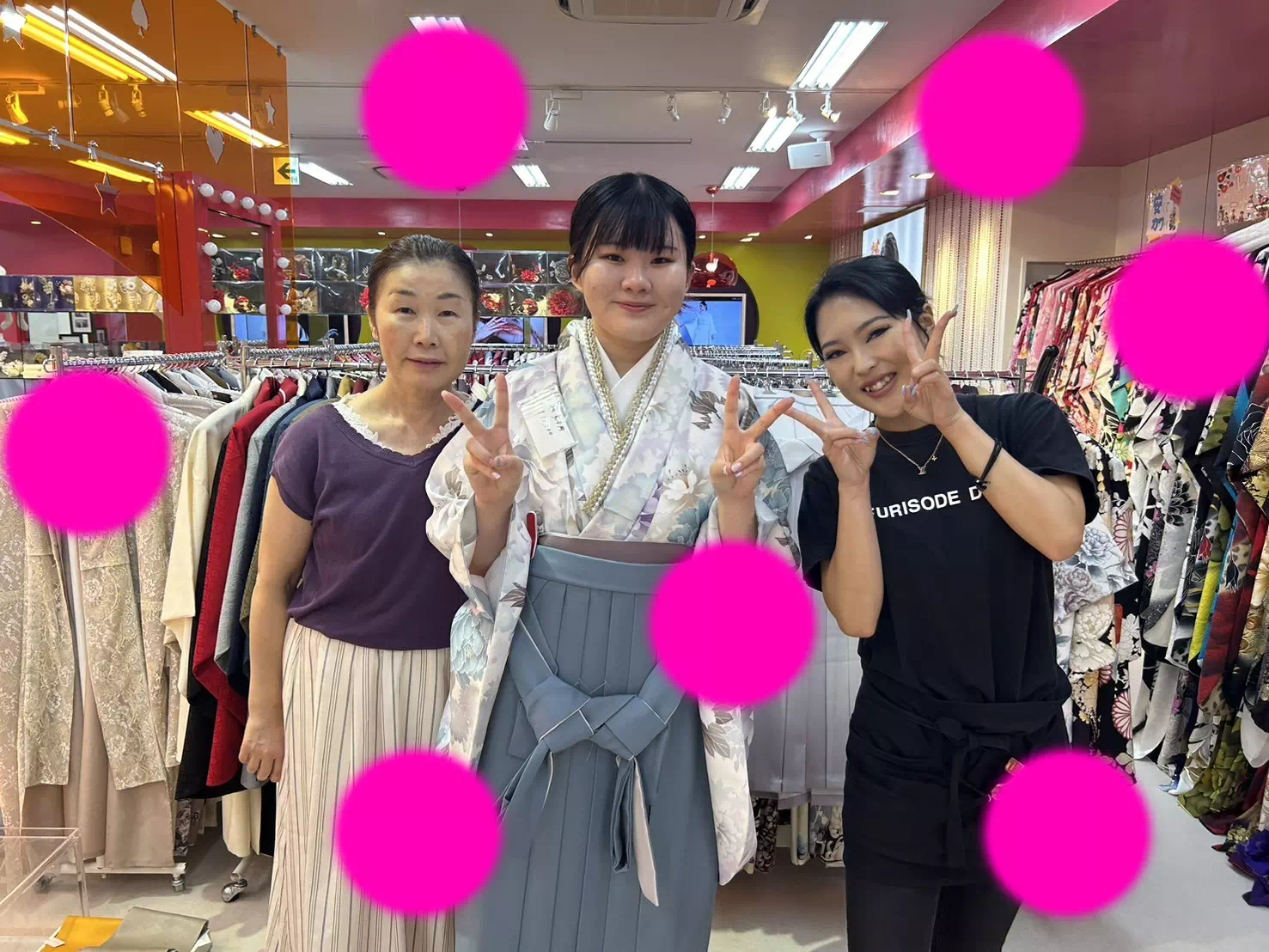 TAKAZEN神戸店 前撮り撮影会 イマドキ カワイイ コディネート 振袖 レンタル 袴