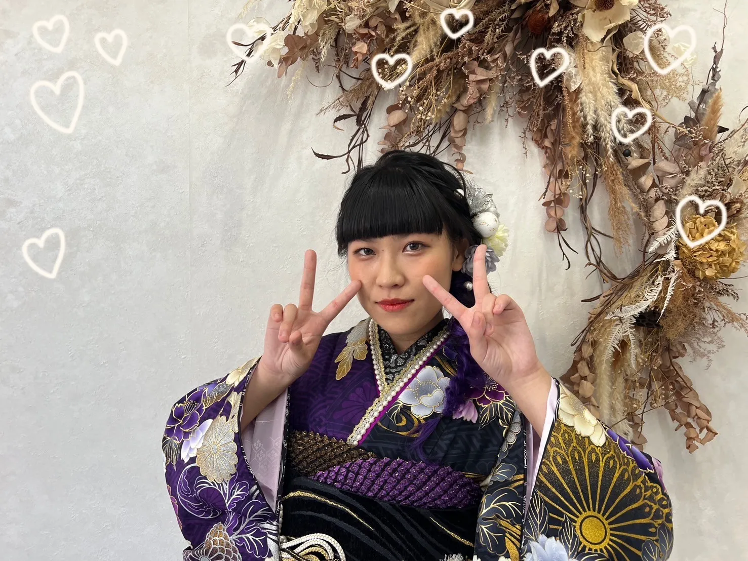 振袖 レンタル 前撮り 撮影会 可愛い おしゃれ かっこいい イマドキ くすみ