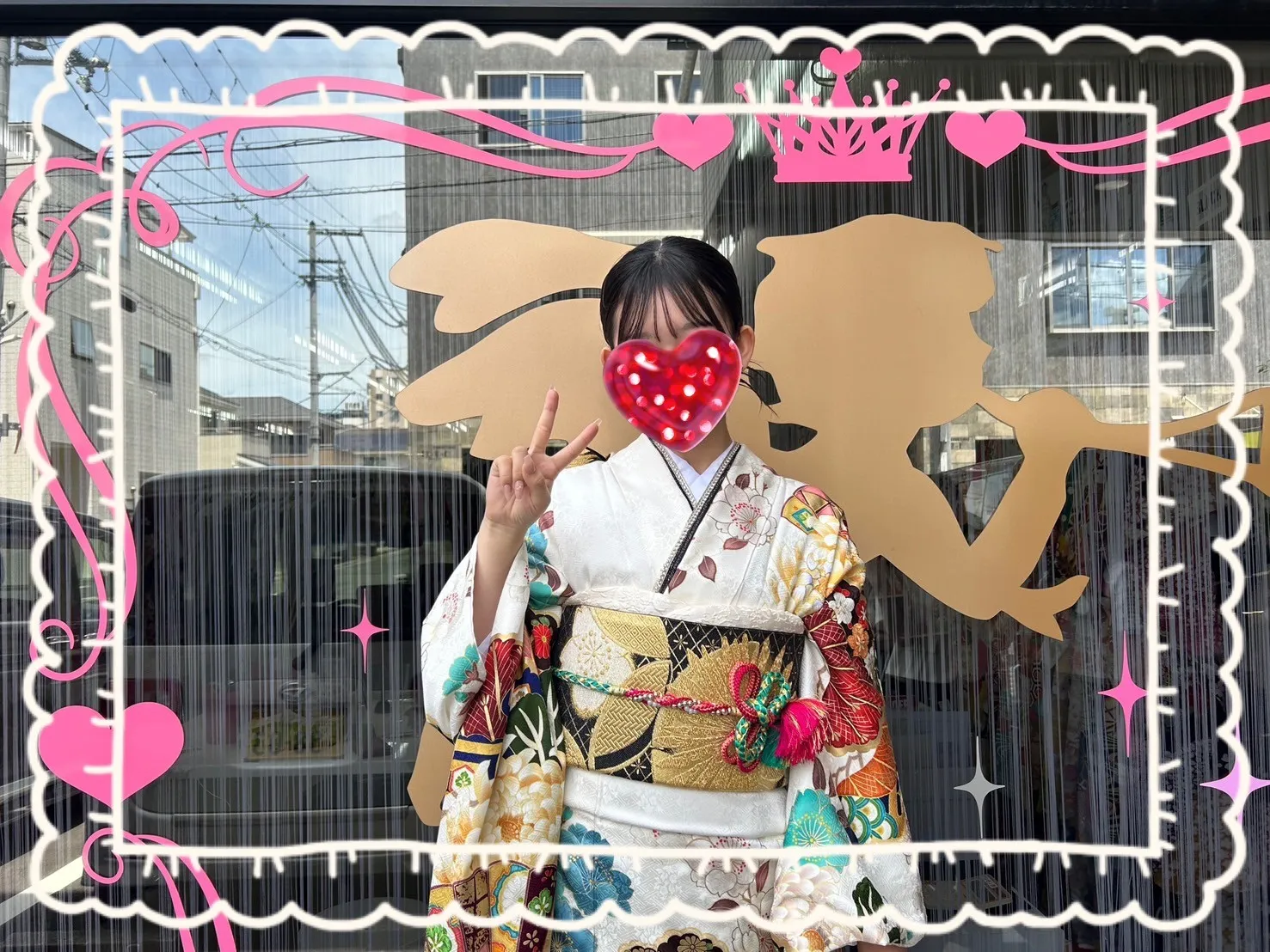振袖 レンタル 奈良 前撮り撮影会 かわいい 赤 古典