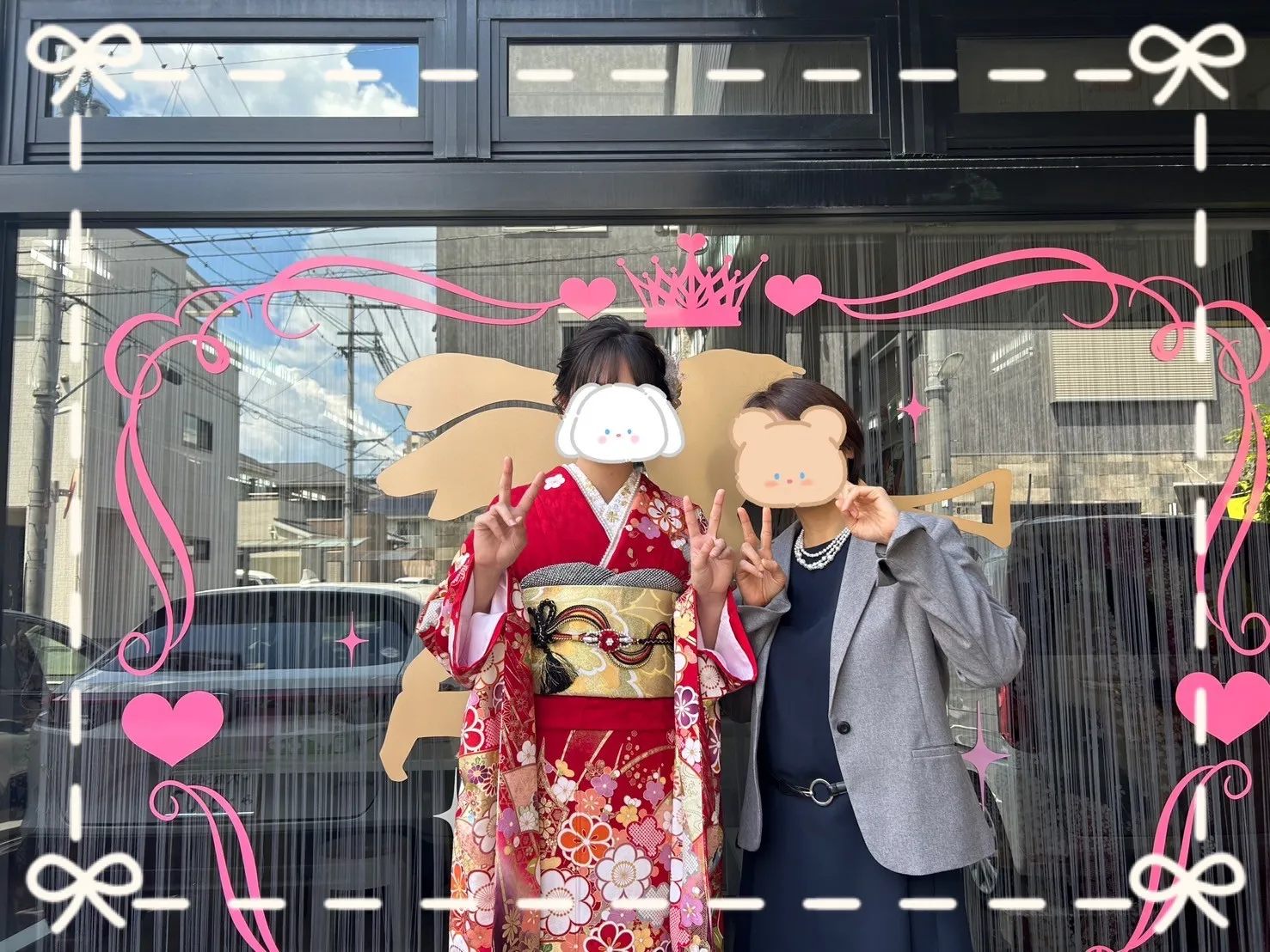 成人式 振袖 前撮り撮影会 赤古典 可愛い 綺麗 華やか