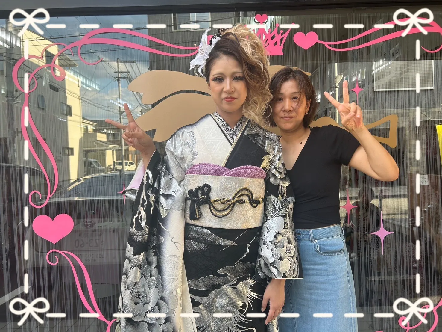 成人式 振袖 前撮り撮影会 ジャパンモード 黒/シルバー(銀色) 本物龍柄一番人気 目立つ オリジナル 派手 ギラギラ いかつい ぴょな