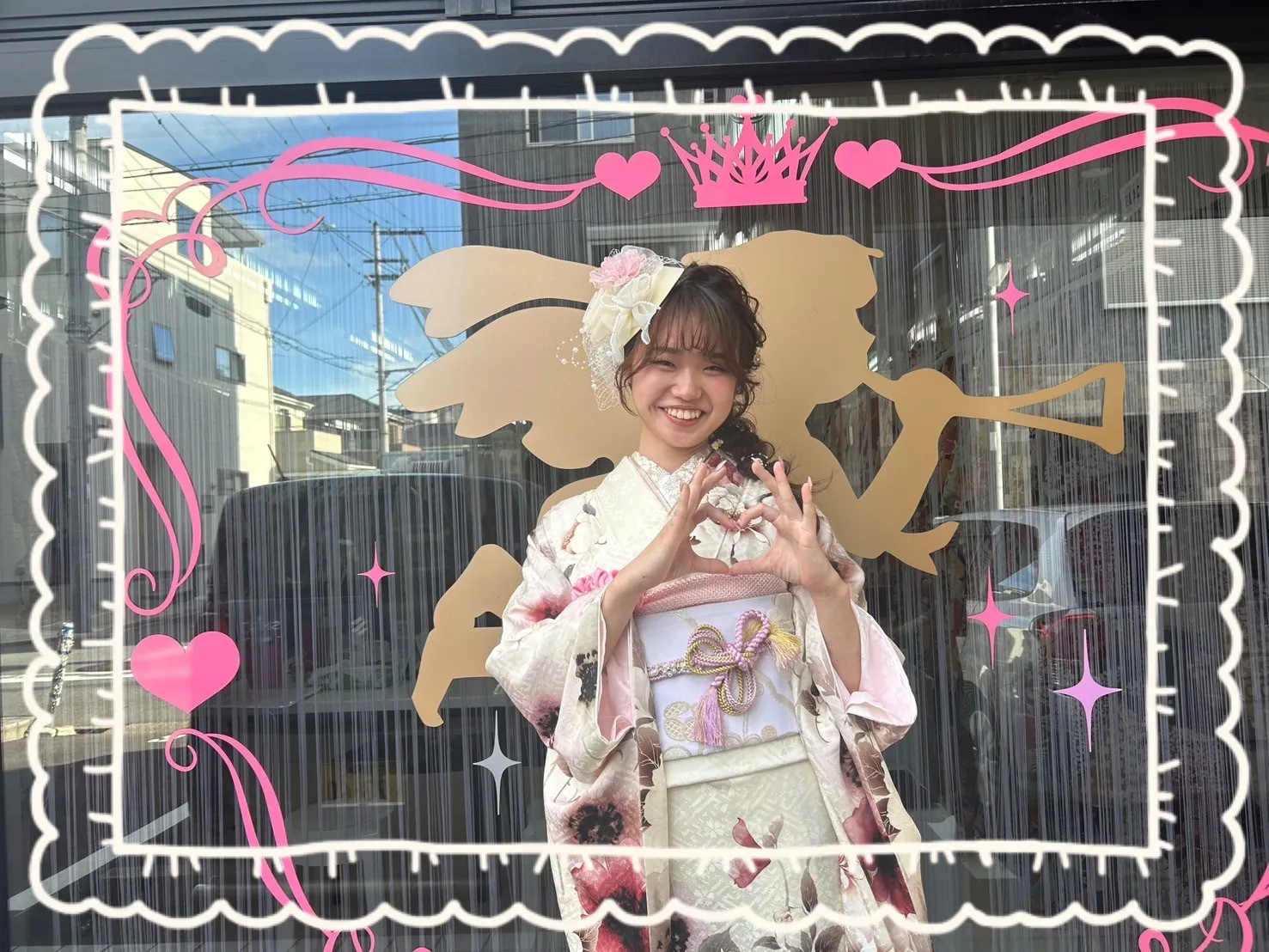 振袖 レンタル 奈良 前撮り撮影会 かわいい 赤 古典