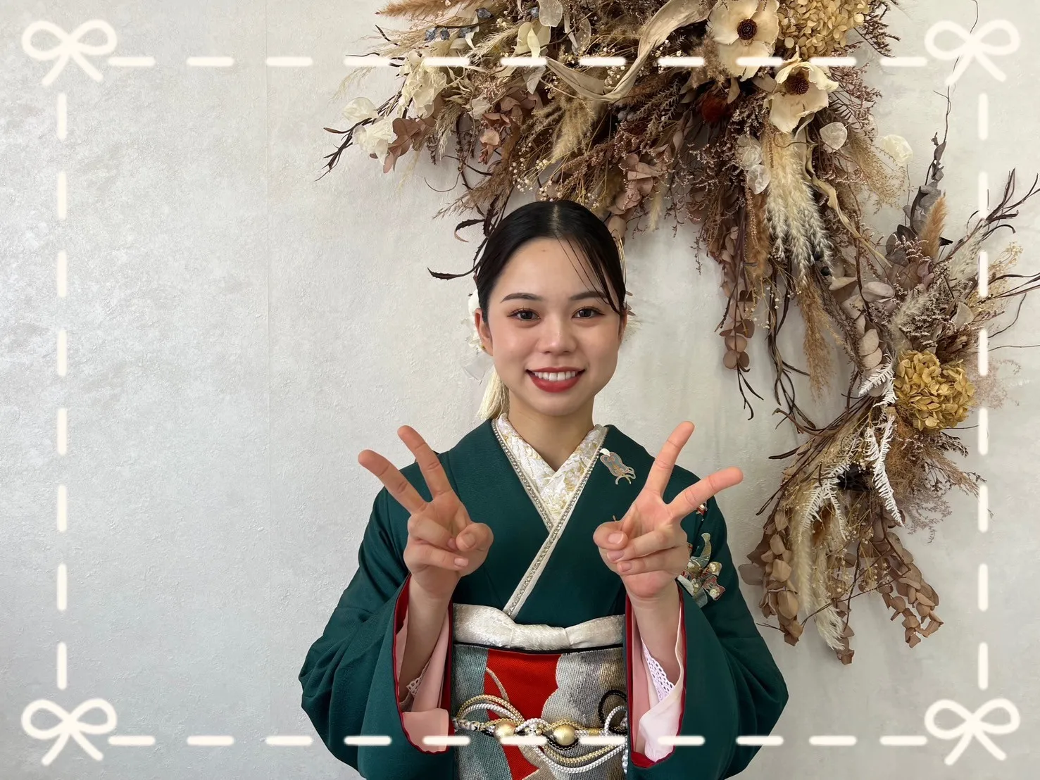 振袖　レンタル　可愛い　おしゃれ　かっこいい　イマドキ　くすみ　写真　妹割