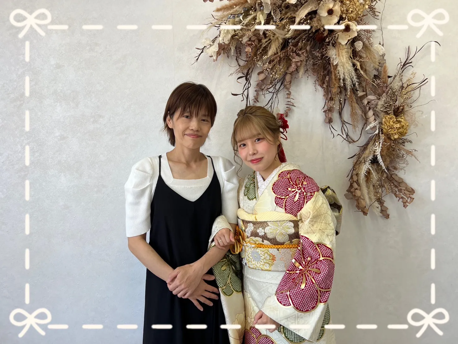 振袖 レンタル 可愛い おしゃれ かっこいい イマドキ くすみ 写真 妹割