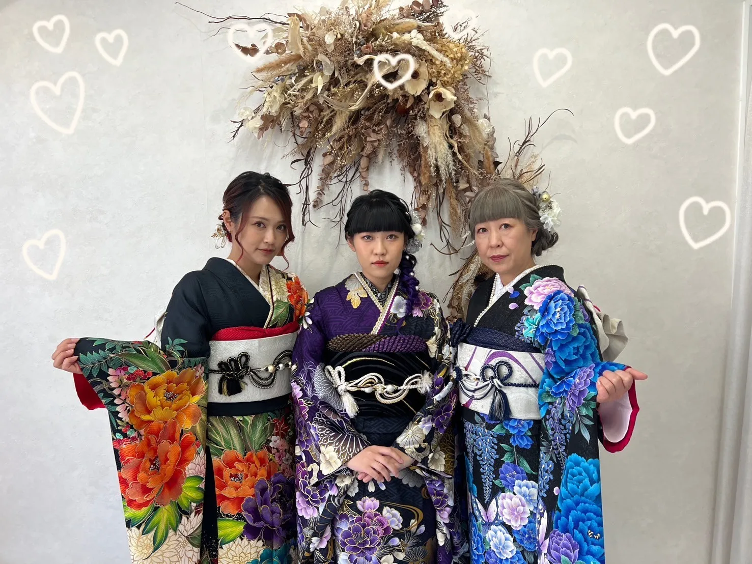 振袖 レンタル 前撮り 撮影会 可愛い おしゃれ かっこいい イマドキ くすみ レトロ 安い