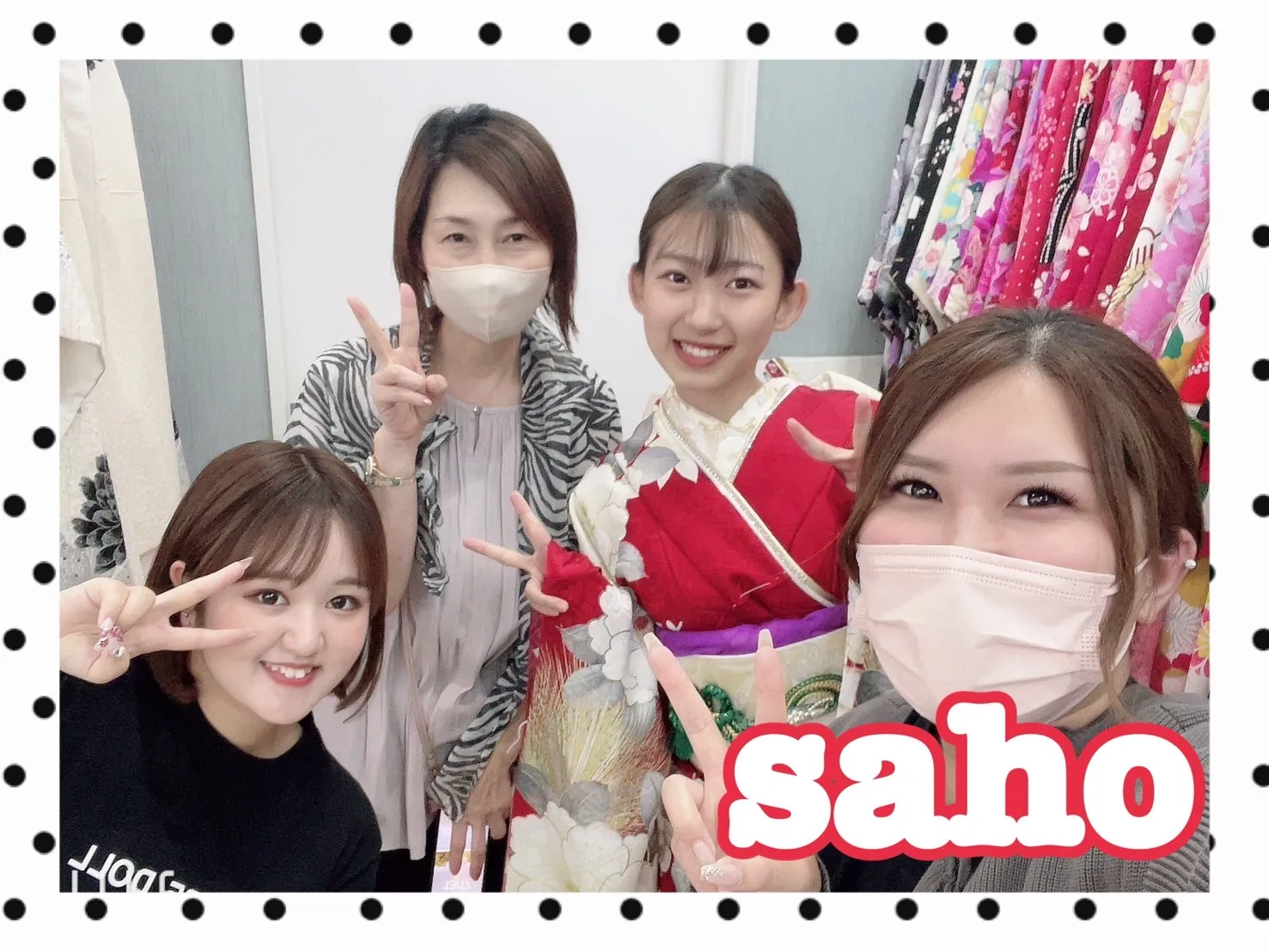 【TAKAZEN橿原店】24日♡2025年成人の正統派古典の赤と椿柄のお花が綺麗なお振袖姫ちゃん♡♡
