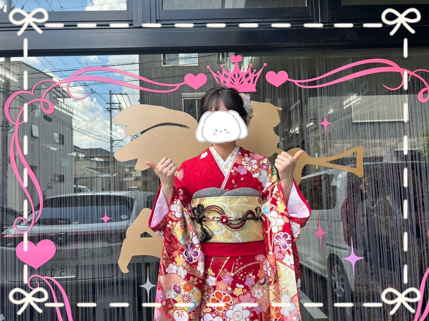 成人式 振袖 前撮り撮影会 赤古典 可愛い 綺麗 華やか