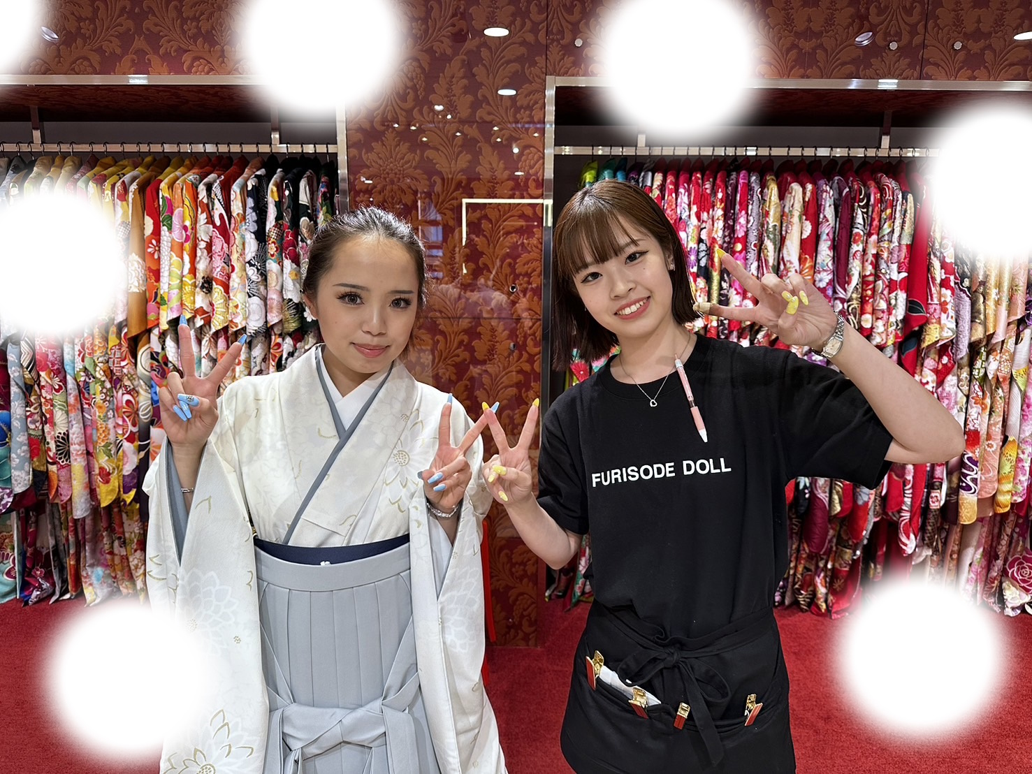 成人式 前撮り 梅田 袴 くすみカラー かわいい イマドキ 淡色 古典 タカゼン 撮影