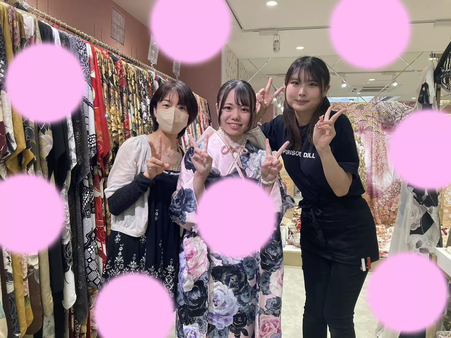 【TAKAZEN姫路店】♡7日 フォトプランでTAKAZENオリジナルのピンクのお振袖のかわいい振袖姫ちゃん♡