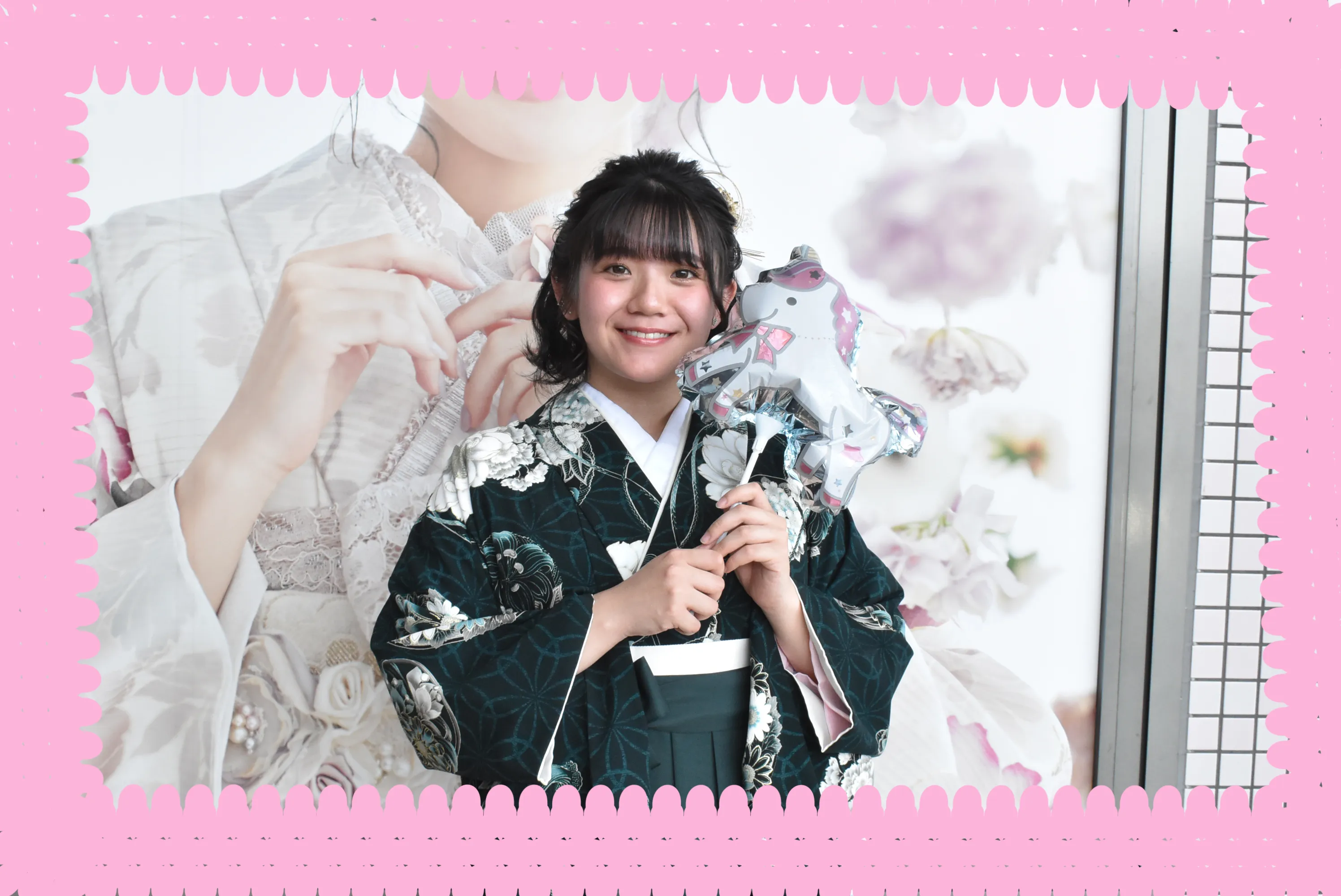 前撮り　袴　卒業式　堺
