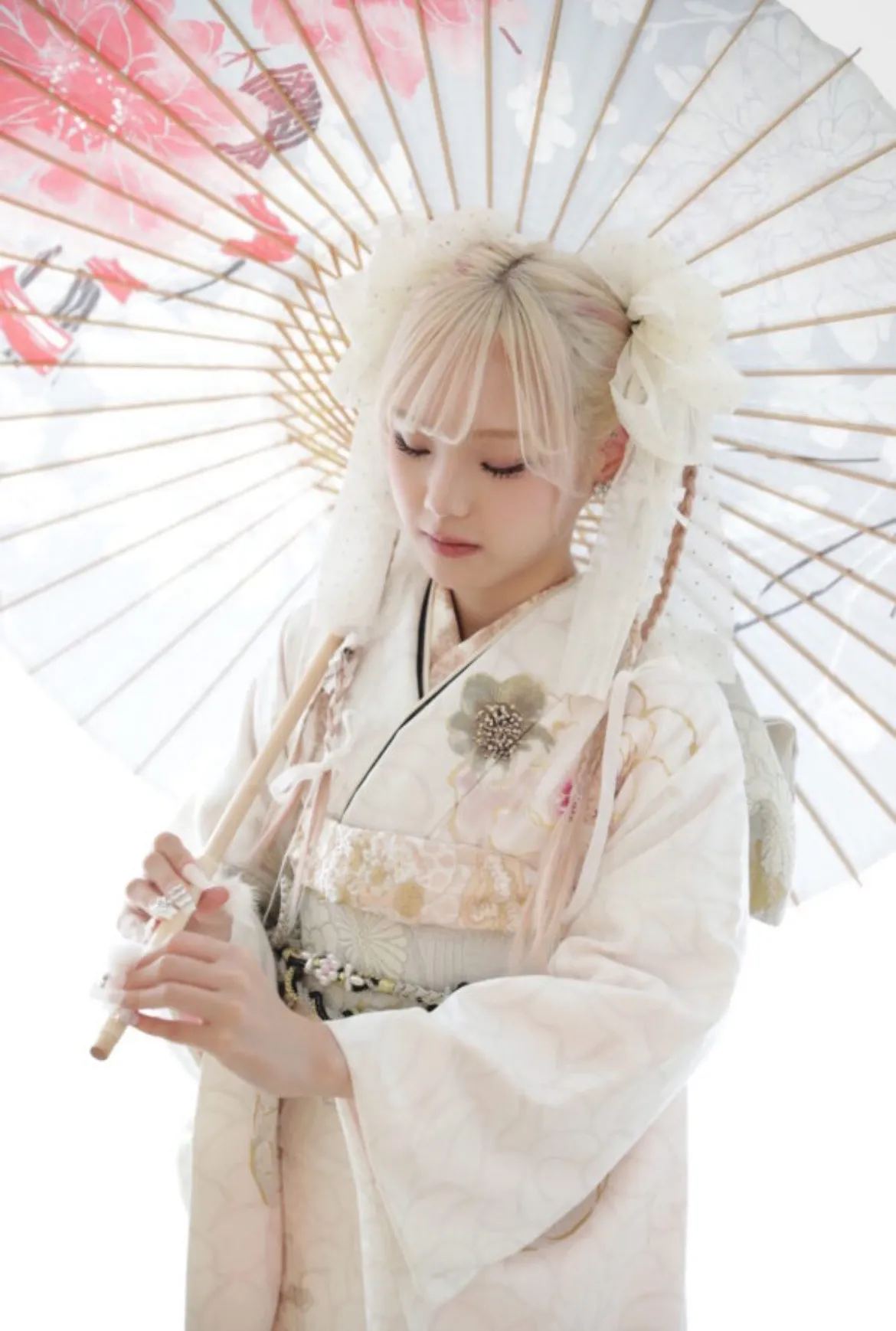 成人式 前撮り 梅田 袴 くすみカラー かわいい イマドキ 淡色 古典 タカゼン 撮影