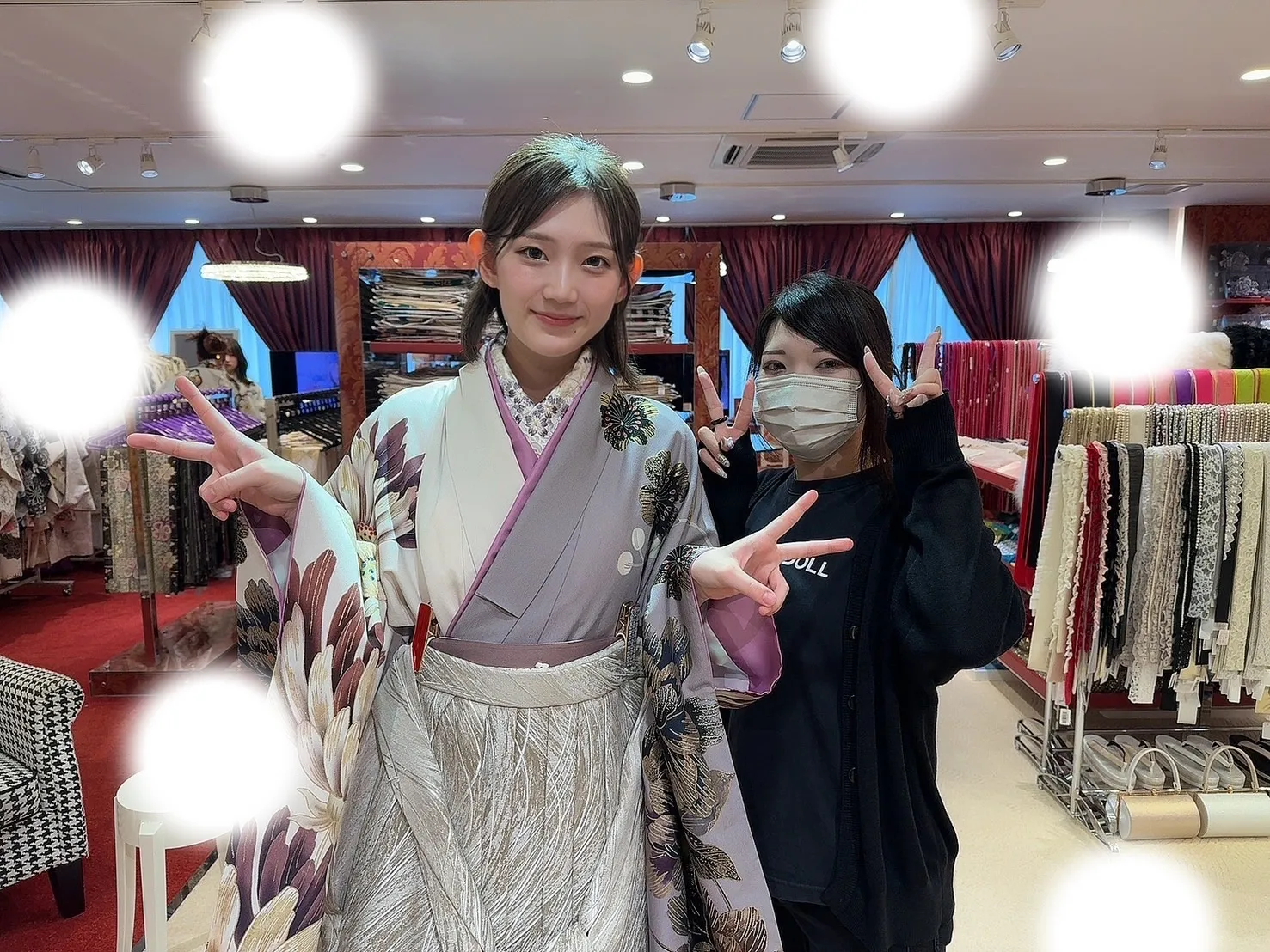 成人式 前撮り 梅田 袴レンタル 安い かわいい 新作 くすみカラー