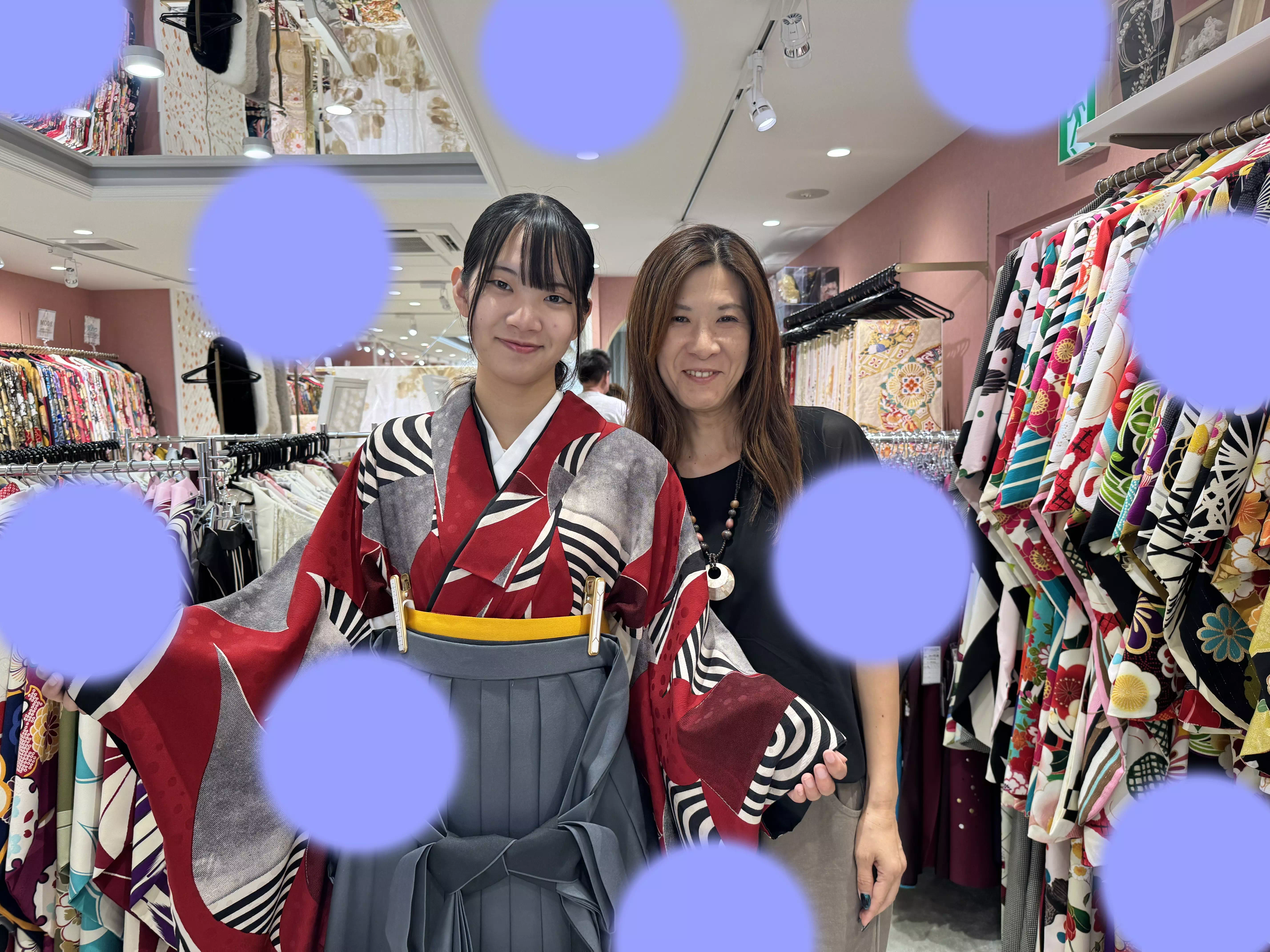 【TAKAZEN姫路店】♡2025年 卒業式のトレンドのレトロカッコイイ袴の姫ちゃん♡