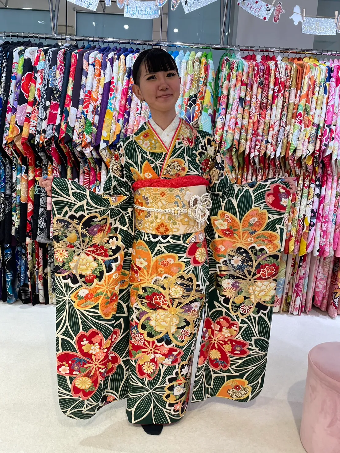 個性派　レトロ古典　緑　珍しい