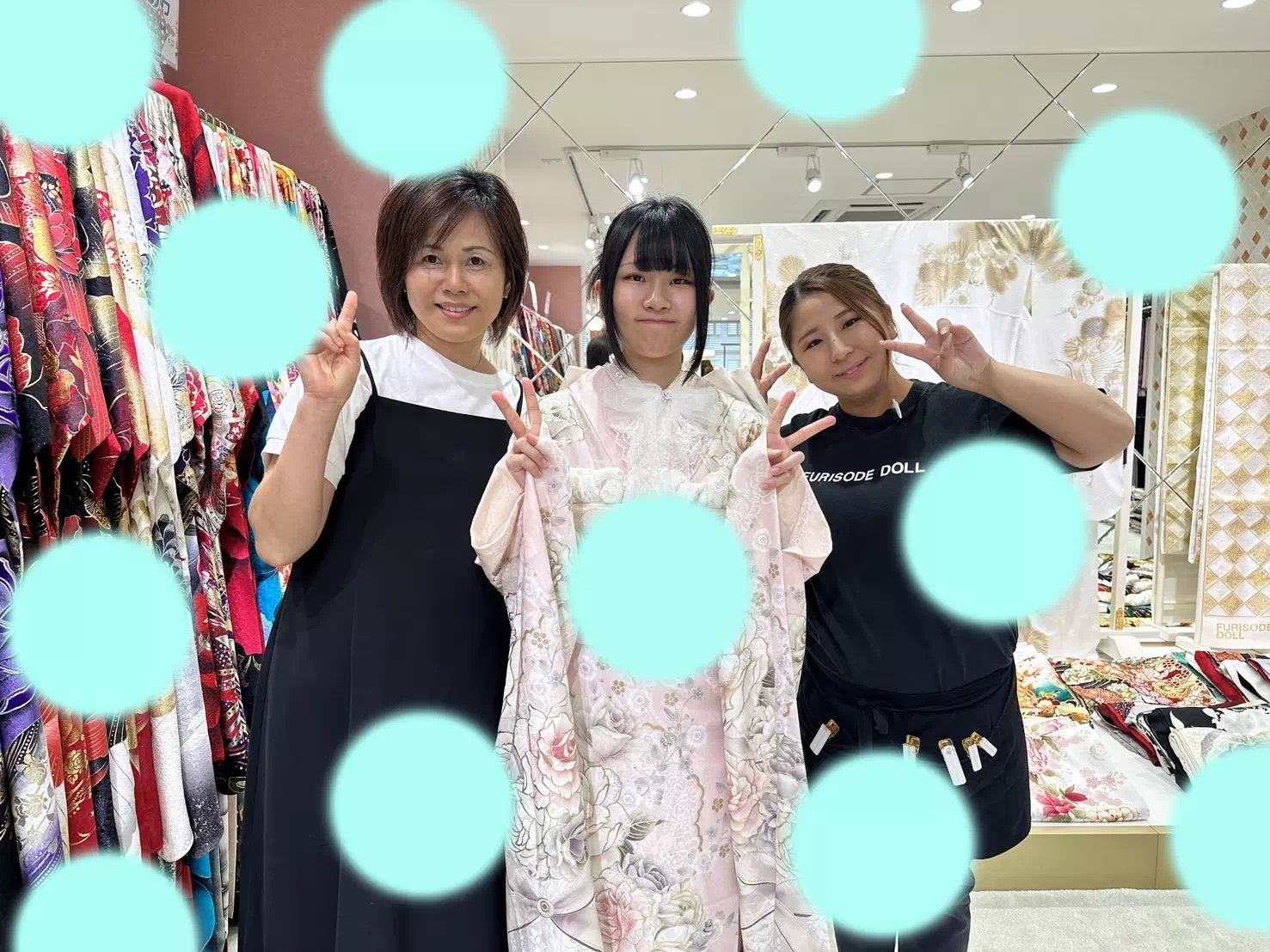 【TAKAZEN姫路店】♡9日 2026年姫路市成人式!TAKAZENオリジナルキラキラ可愛い新作コスメカラーのピンク振袖の姫ちゃん♡