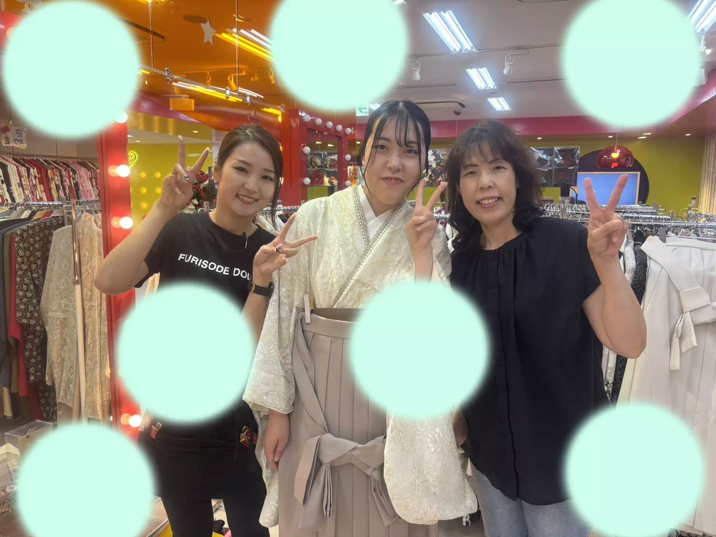 TAKAZEN神戸店 卒業式 袴 レンタル 前撮り撮影会 イマドキ カワイイ コディネート 白 レース