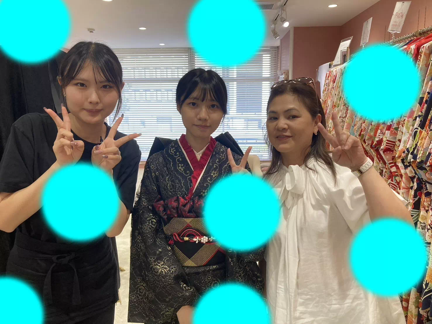 【TAKAZEN姫路店】♡3日 姫路市で大人気!おしゃれな黒レースで綺麗なヴィンテージ振袖の姫ちゃん♡
