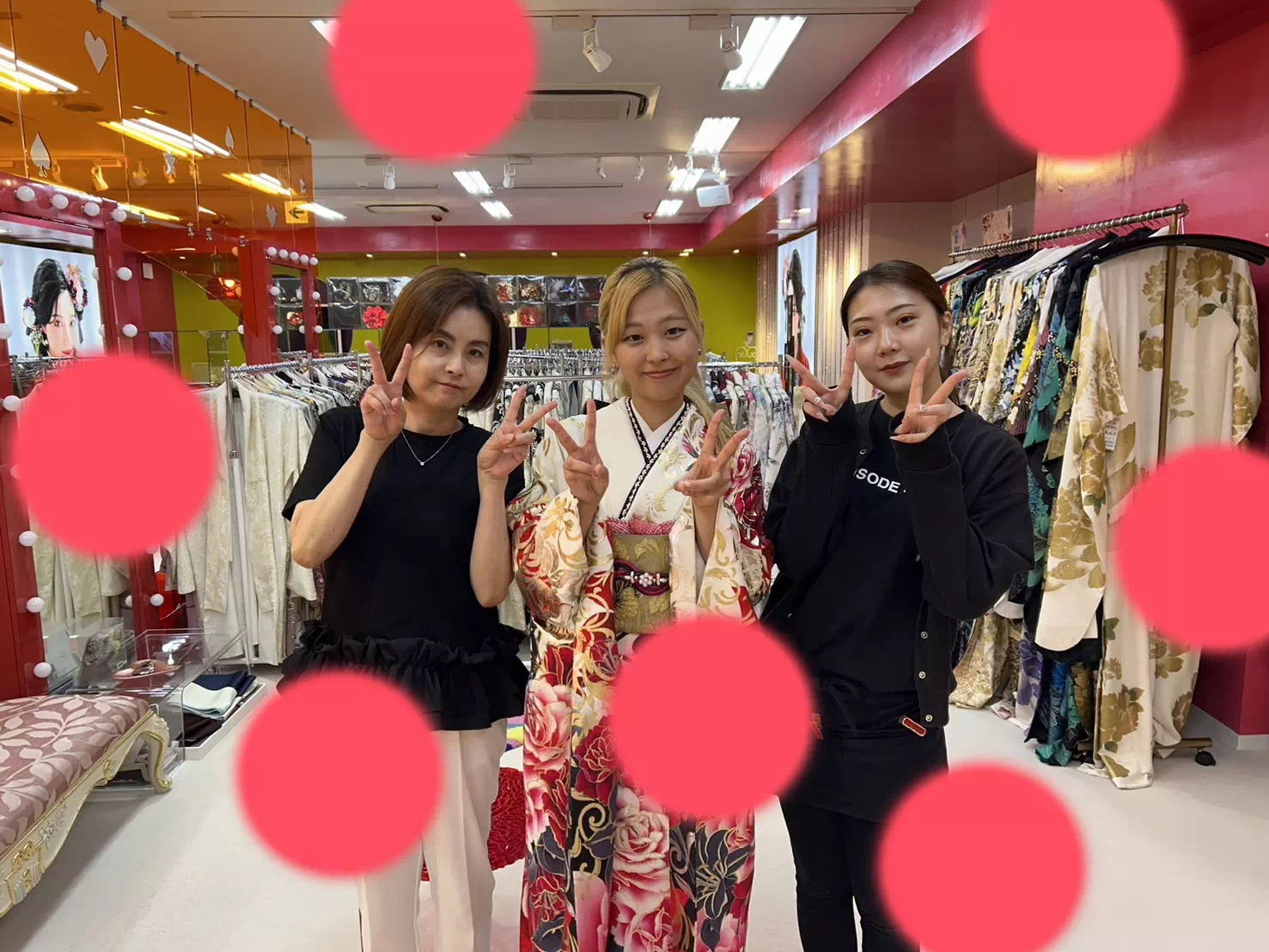 TAKAZEN神戸店 前撮り撮影会 イマドキ カワイイ コディネート 振袖 レンタル 袴