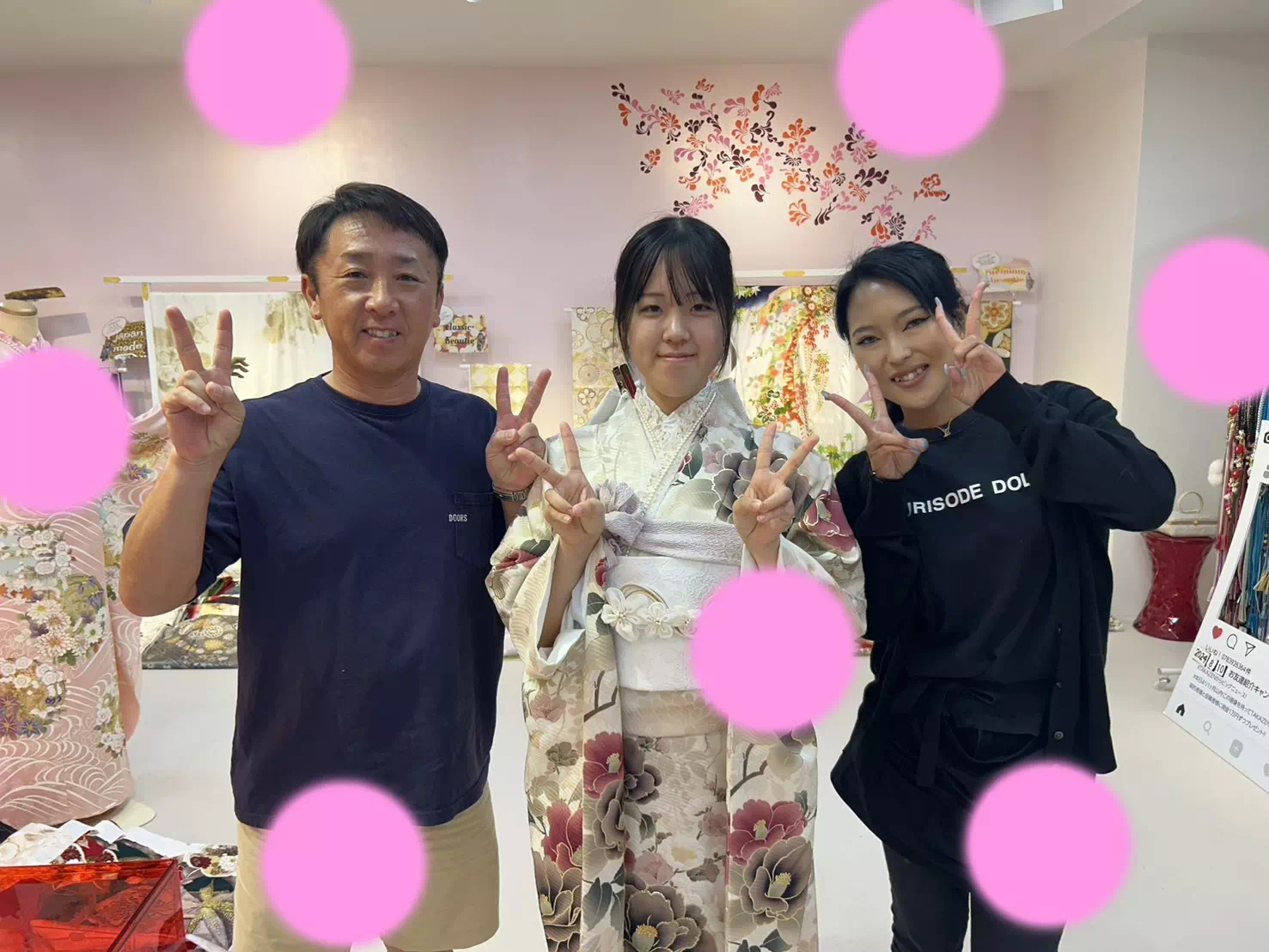 TAKAZEN神戸店　前撮り撮影会　イマドキ　カワイイ　コディネート　振袖　レンタル　袴　