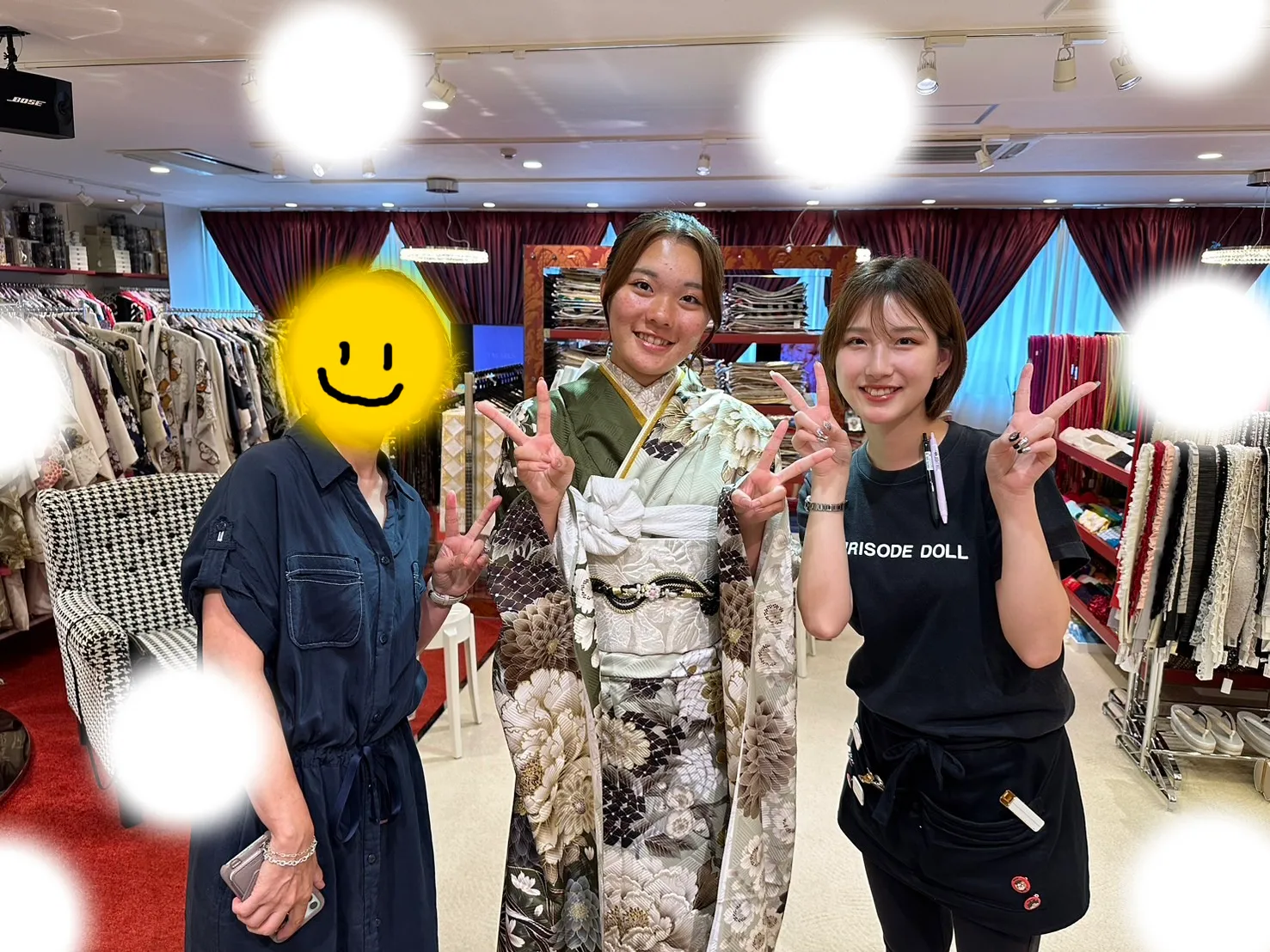 成人式 前撮り 梅田 振袖レンタル 袴レンタル かわいい イマドキ からし色