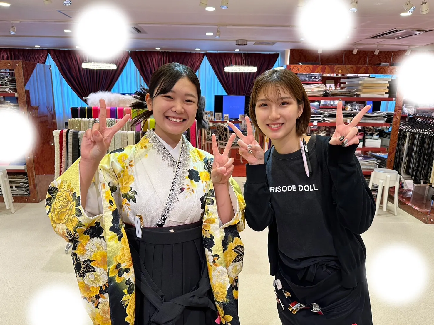 成人式 前撮り 梅田 振袖 袴